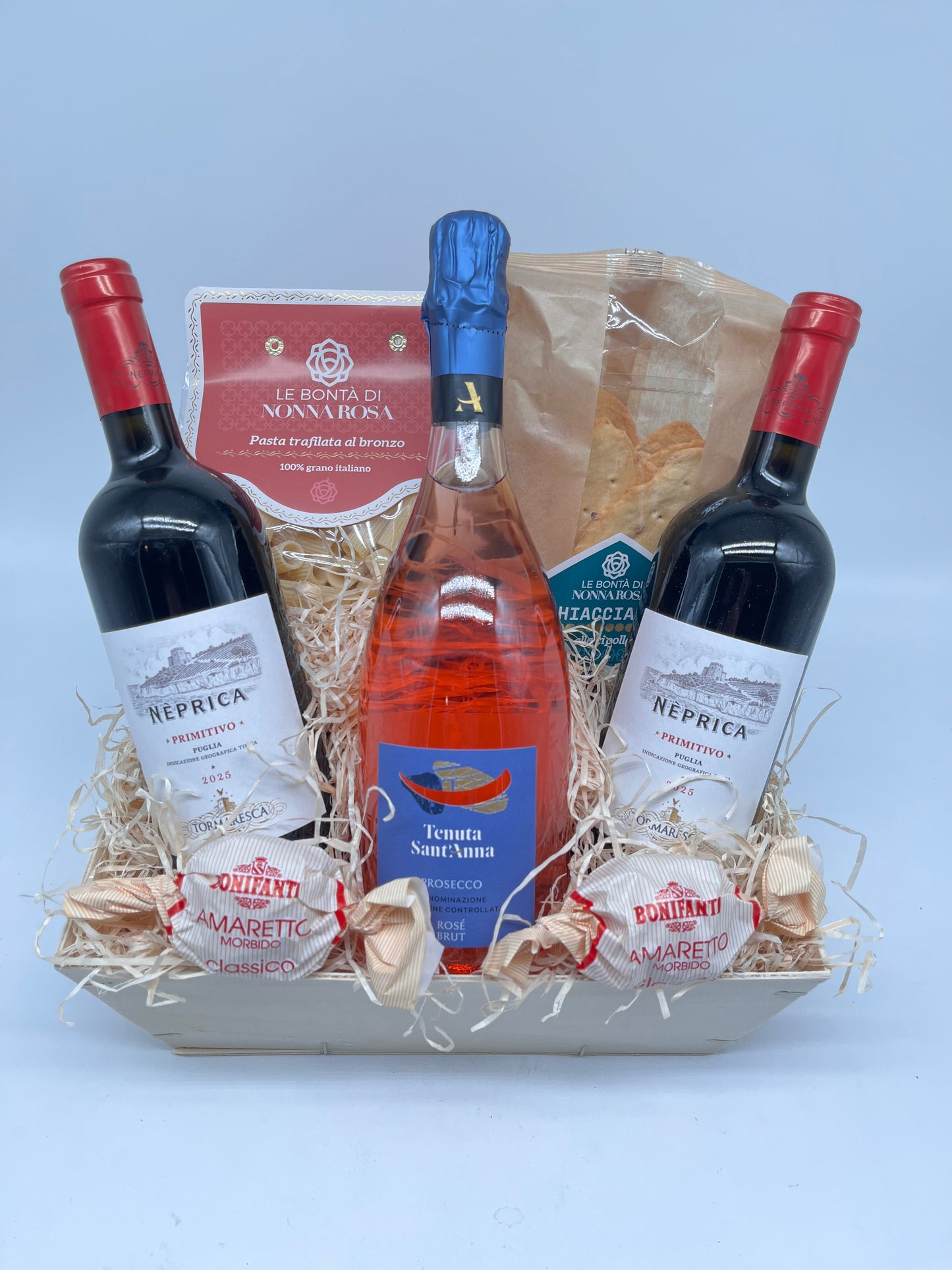 CORBEILLE CADEAU n°1 primitivo/prosecco
