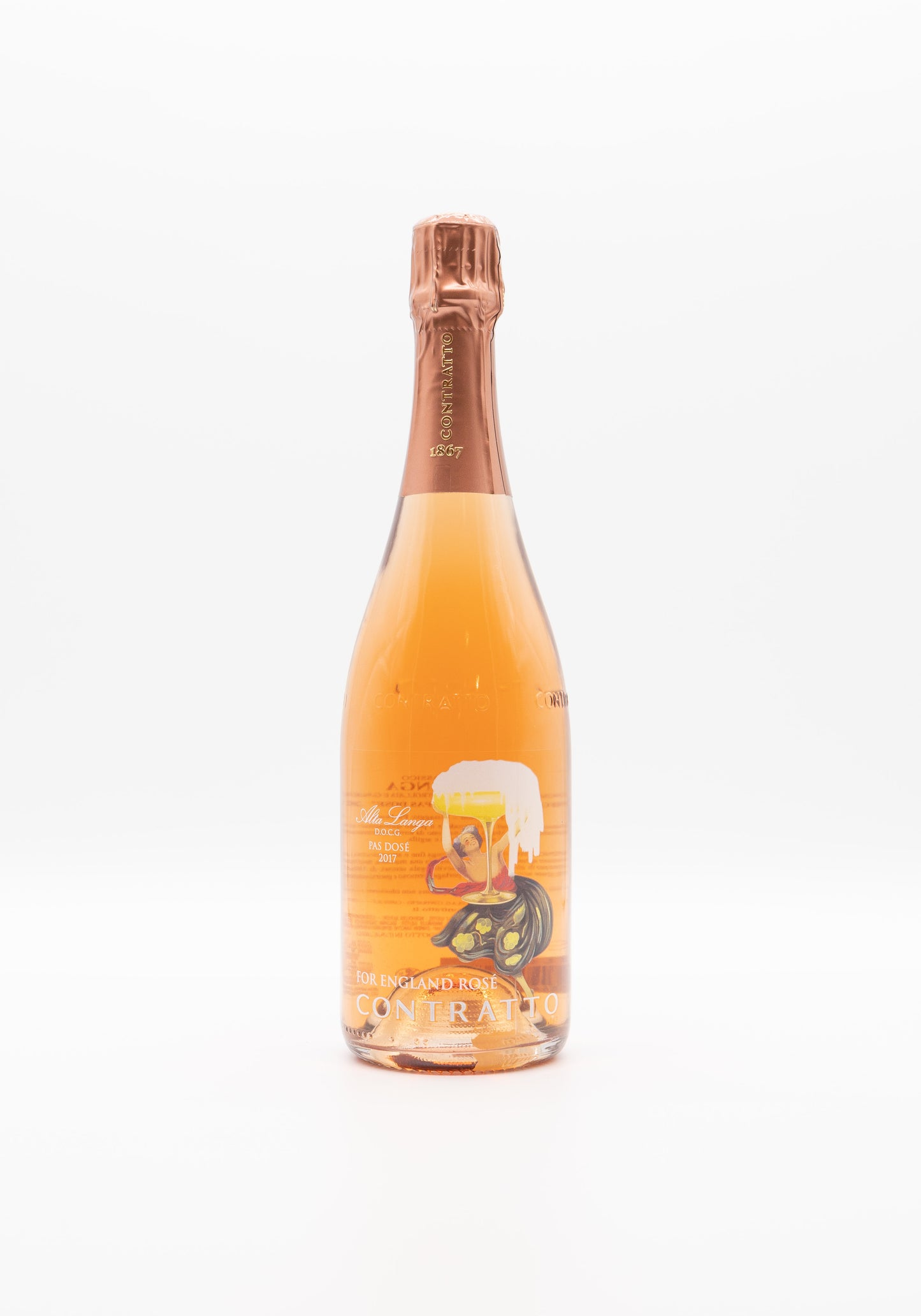 Alta Langa Spumante For England Rosé DOCG 2017 Contratto Piemonte