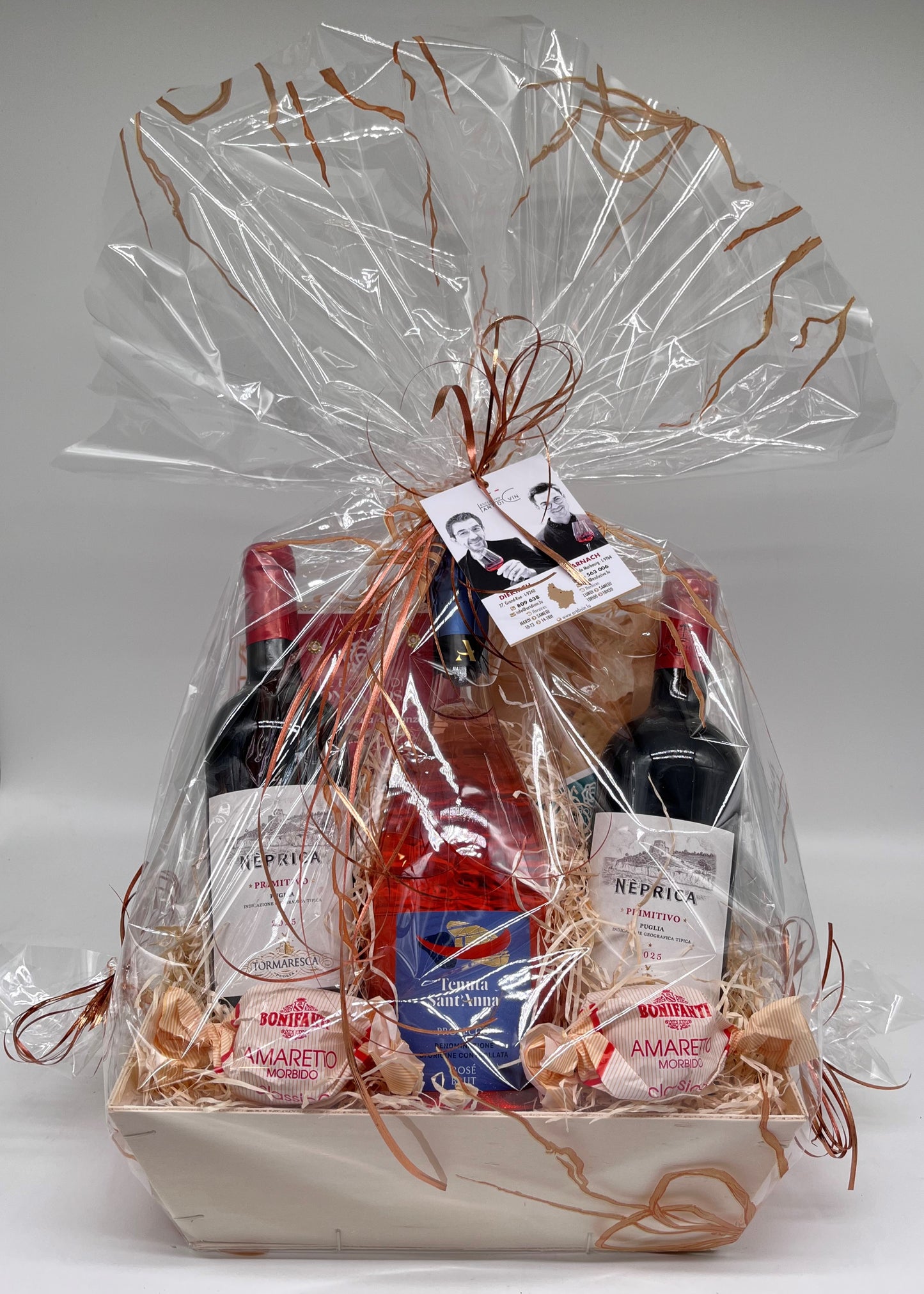 CORBEILLE CADEAU n°1 primitivo/prosecco