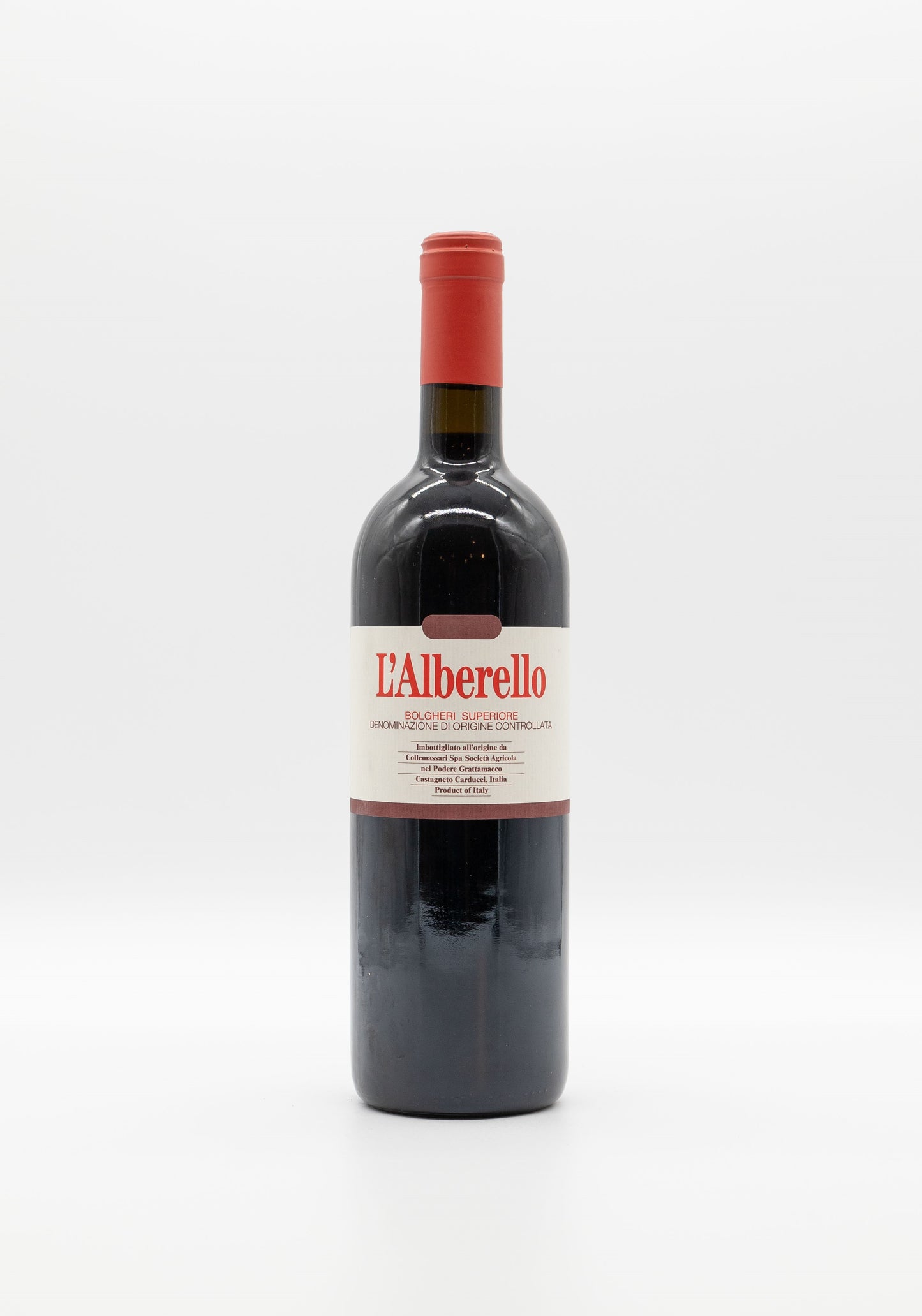 L'Alberello Bolgheri Superiore Rouge Doc 2021 Collemassari Toscana