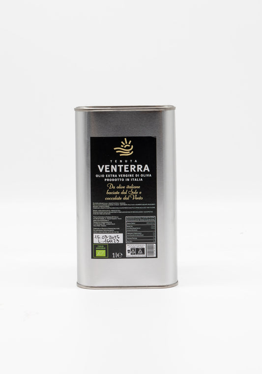 Bidon d'huile d'olive extra vierge - Venterra BIO 1L