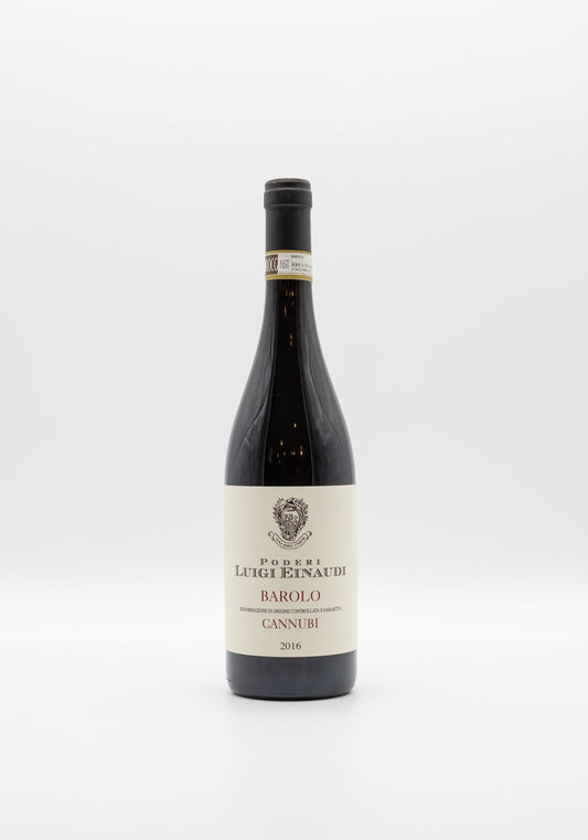 Barolo Cannubi DOCG 2016 Poderi Luigi Einaudi Piemonte