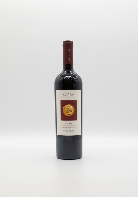 Korem Bovale Isola dei Nuraghi IGT 2022 Argiolas Sardegna
